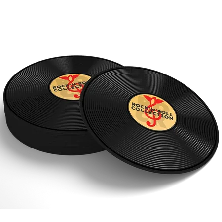 Soft Plastic Record Coaster - Imprint Now - AUS