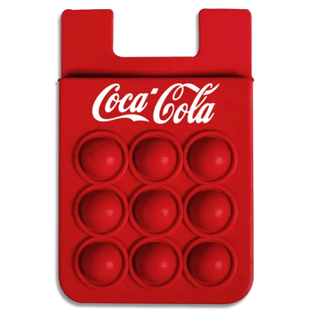 Silicone Push Pop-up Phone Wallet - Imprint Now - AUS