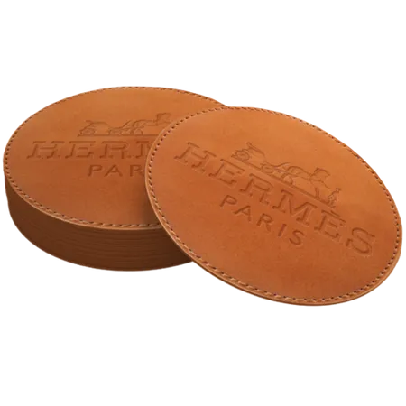Leather Coasters - Imprint Now - AUS
