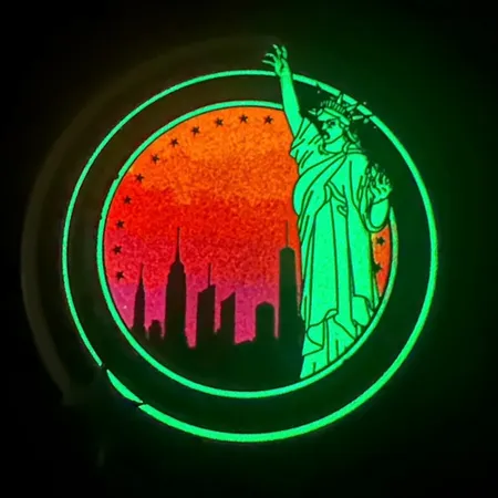Glow In The Dark Badge Glow In The Dark Badge - Imprint Now - AUS