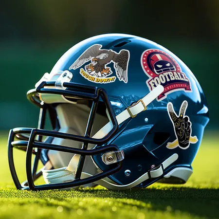 Football Helmet Stickers - Imprint Now - AUS