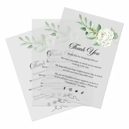 Transparent Cards - Imprint Now - AUS