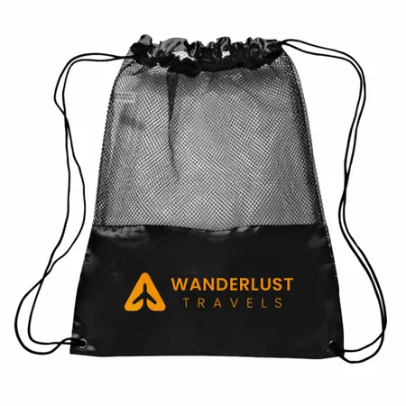 Mesh Drawstring Bag Mesh Drawstring Bag - Imprint Now - AUS