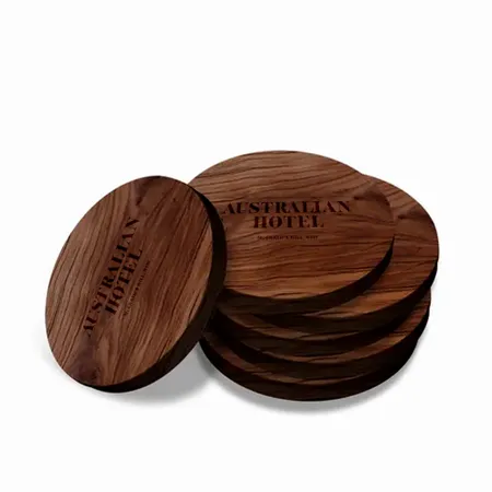 Custom Handmade Walnut Coaster - Imprint Now - AUS