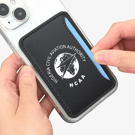 Leather Phone Wallet with Side Slit - Imprint Now - AUS