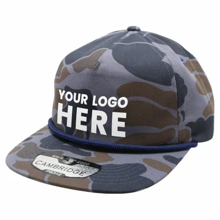 Pit Bull PB312 Old School Camo Unstructured Rope Hat - Imprint Now - AUS