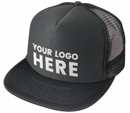 Nissun Cap 5 Panel Foam Trucker Hat Flat Bill - 5FBC - Imprint Now - AUS