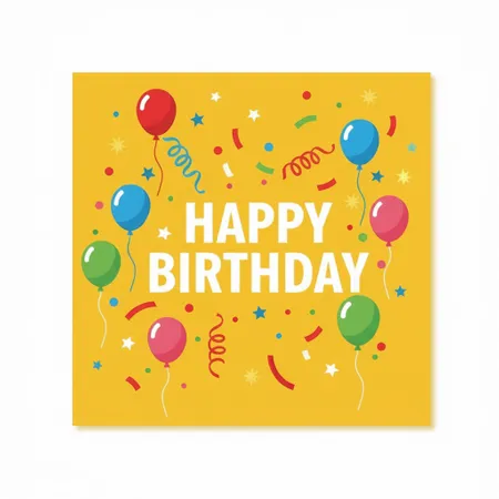 Happy Birthday Napkins - Imprint Now - AUS