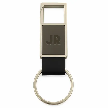 Square Caribiner Metal Keychain - Imprint Now - AUS