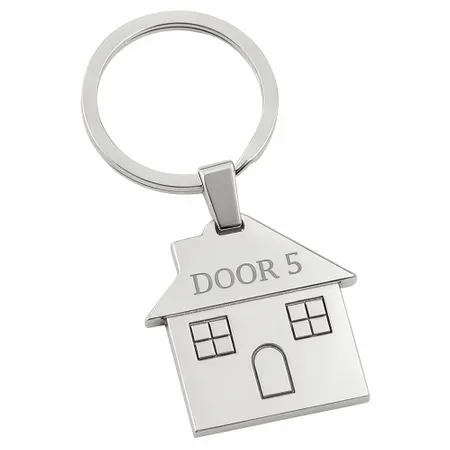 Happy Home Metal Keychain - Imprint Now - AUS