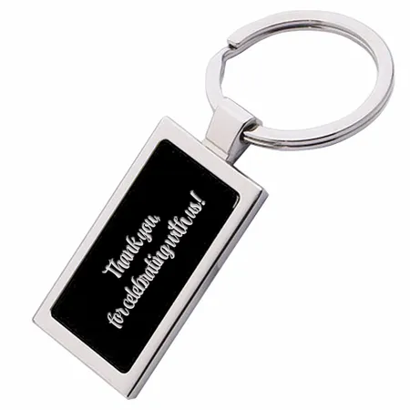 Coloured Rectangle Metal Keychain - Imprint Now - AUS