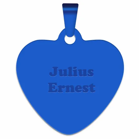 Full Colour Heart Metal Keychain - Imprint Now - AUS