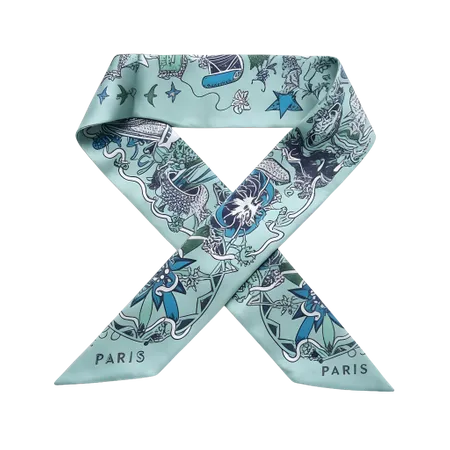 Silk Hair Tie Scarf - Imprint Now - AUS