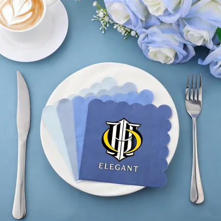 Scallop Beverage Napkins - Imprint Now - AUS