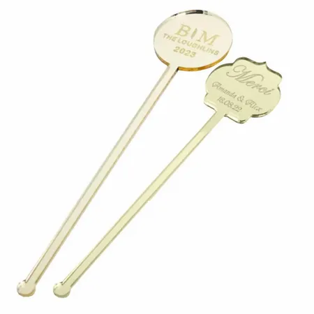 Metallic Acrylic Stir Sticks - Imprint Now - AUS