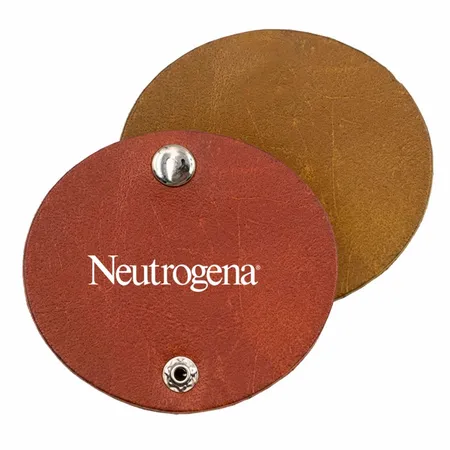 Round PU Leather Cable Organizers - Imprint Now - AUS