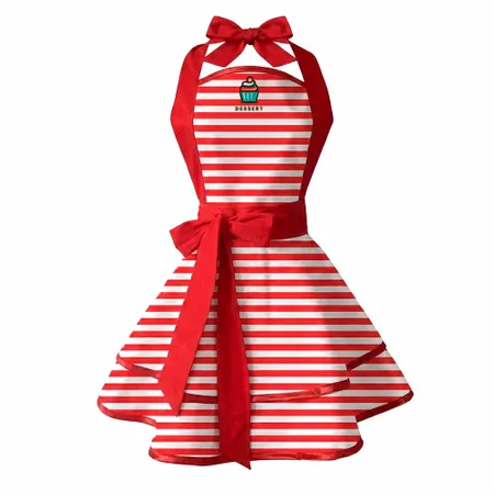 Classic Stripe Double Layer Cotton Aprons - Imprint Now - AUS