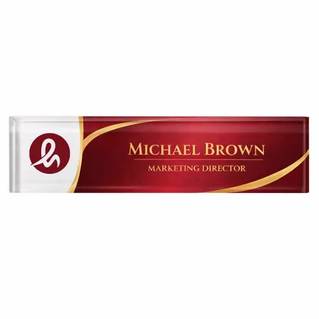Acrylic Desktop Name Badges - Imprint Now - AUS