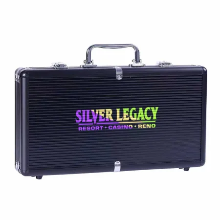 300ct Aluminium Poker Chip Cases - Imprint Now - AUS