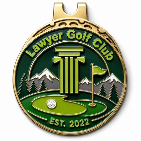 3D Ball Golf Marker with Hat Clips - Imprint Now - AUS