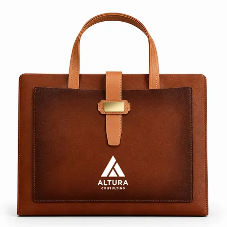 Leather Document Holders with Handle - Imprint Now - AUS