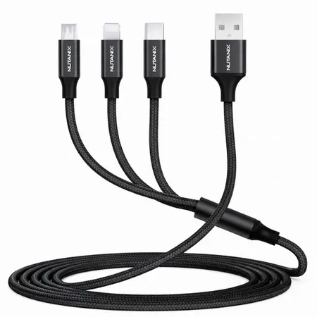 Nylon Braided 3-in-1 Charging Cables - Imprint Now - AUS