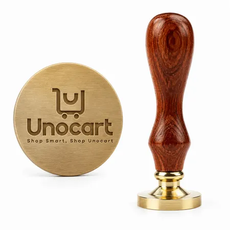 Pearwood Handle Wax Seal Stamps - Imprint Now - AUS