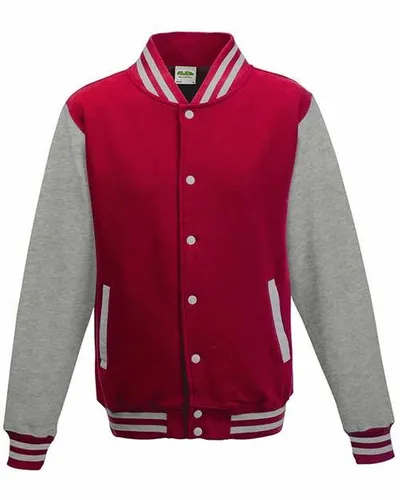 Fire Red/ Heather Grey