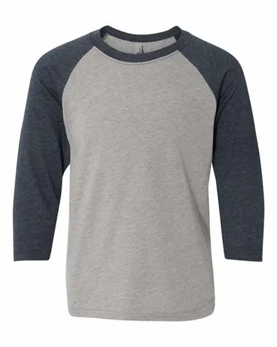 Midnight Navy Sleeves/ Dark Heather Grey Body