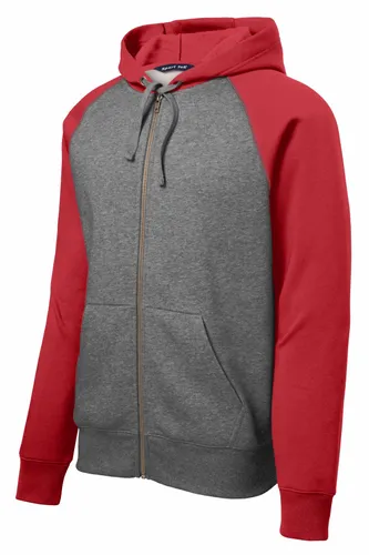 Vintage Heather/ True Red
