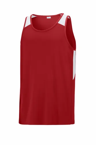 Deep Red/ White