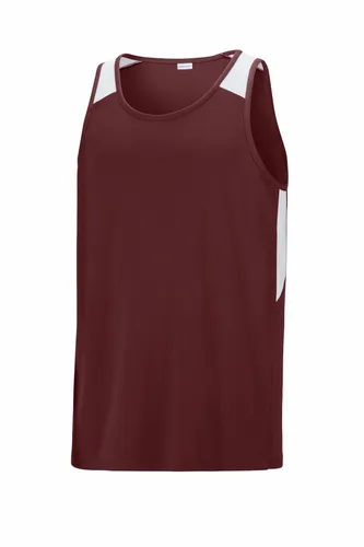 Maroon/ White