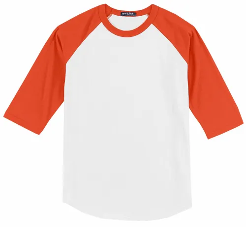 White/ Deep Orange