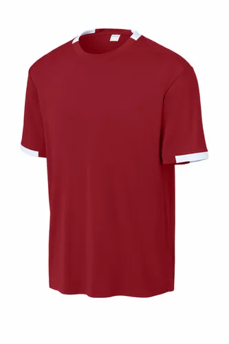Deep Red/ White