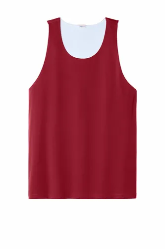 Deep Red/ White