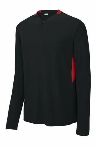 Black/ Deep Red