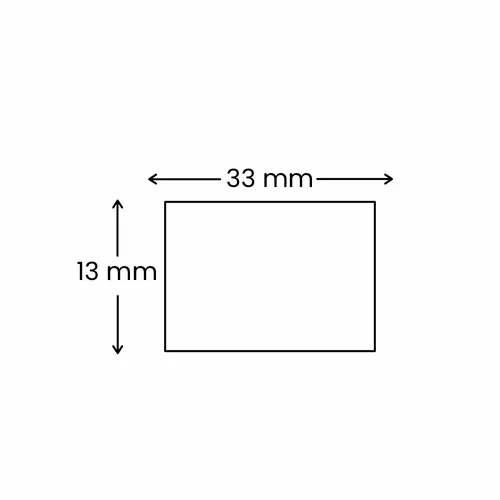 13 x 33 mm