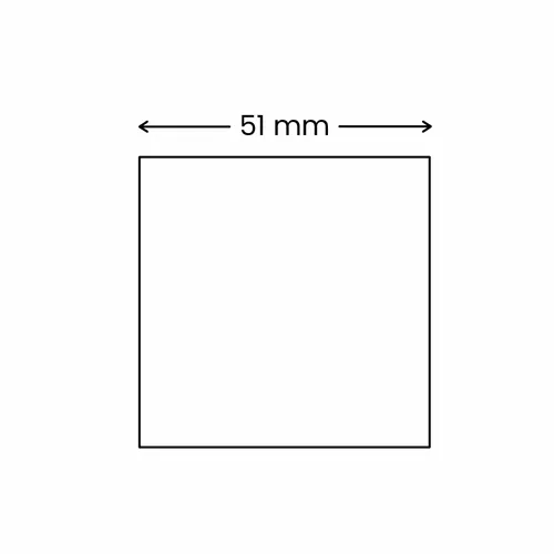 51 x 51 mm
