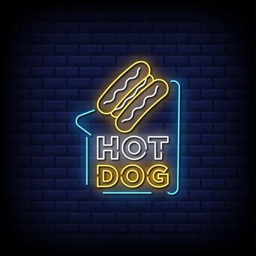 Hot Dog Neon Sign - Imprint Now - AUS