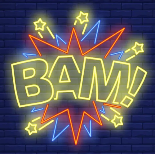 Bam Neon Sign - Imprint Now - AUS