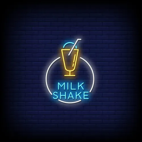 Milk Shake Neon Sign - Imprint Now - AUS