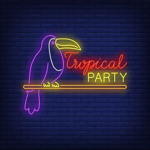 Tropical Party Neon Sign - Imprint Now - AUS