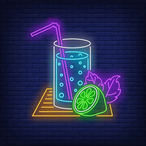 Lemonade Glass Neon Sign - Imprint Now - AUS