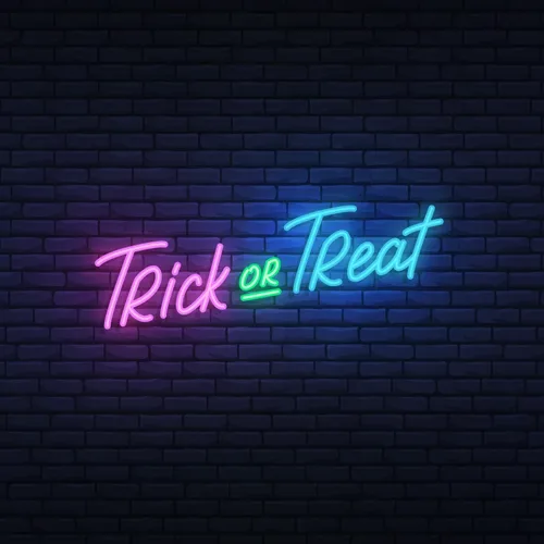 Trick or Treat Lettering Neon Sign - Imprint Now - AUS