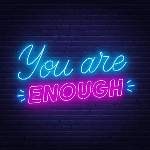 You Are Enough Neon Sign - Imprint Now - AUS