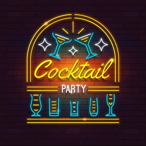 Cocktail Party Neon Sign - Imprint Now - AUS