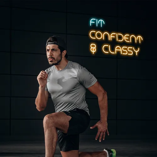 Fit Confident Classy Neon Sign - Imprint Now - AUS