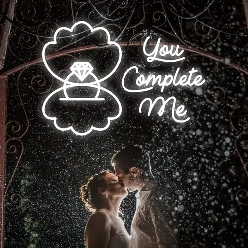 You Complete Me Neon Sign - Imprint Now - AUS