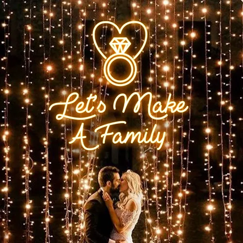 Let's Make A Family Neon Sign - Imprint Now - AUS