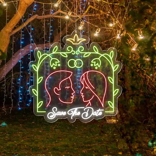 Save The Date Neon Sign - Imprint Now - AUS